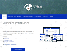 Tablet Screenshot of fundacionglobal.org